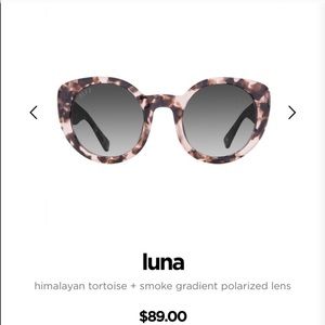 Diff Eyewear Luna Polarized Sunglasses